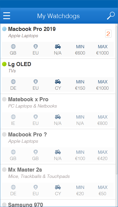 Watchdog for eBay gallery image