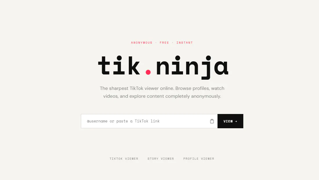 TikNinja 제품 배너