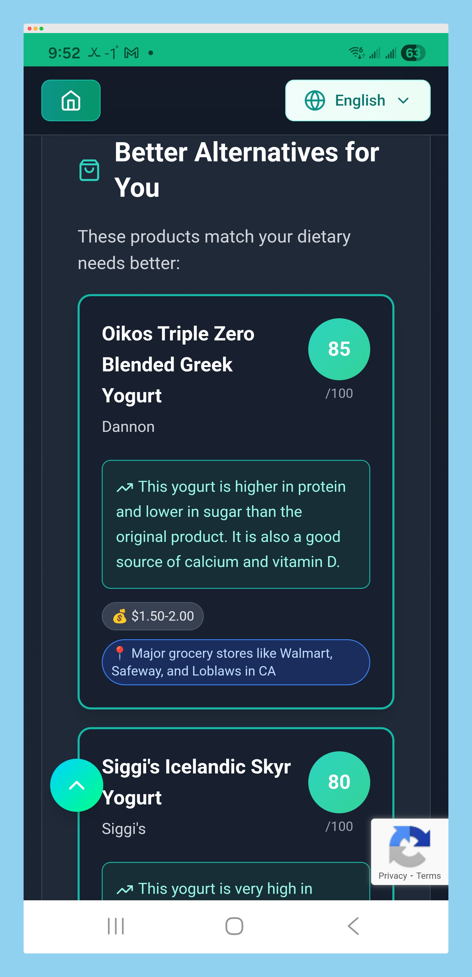 WellnessLens - Screenshot 5 showing product features and functionality