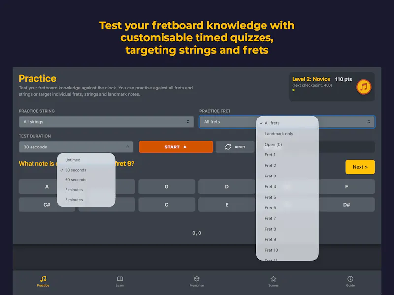 Fretboard IQ screenshot 9