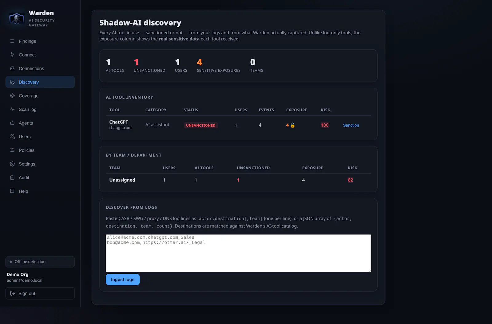 Warden: DETECT · BLOCK · PROTECT screenshot 4