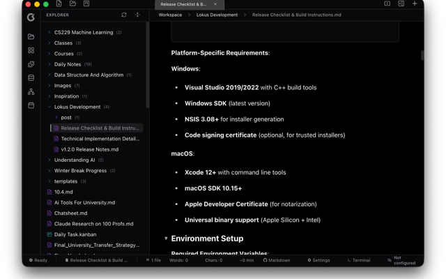 Lokus - Screenshot 5 showing product features and functionality