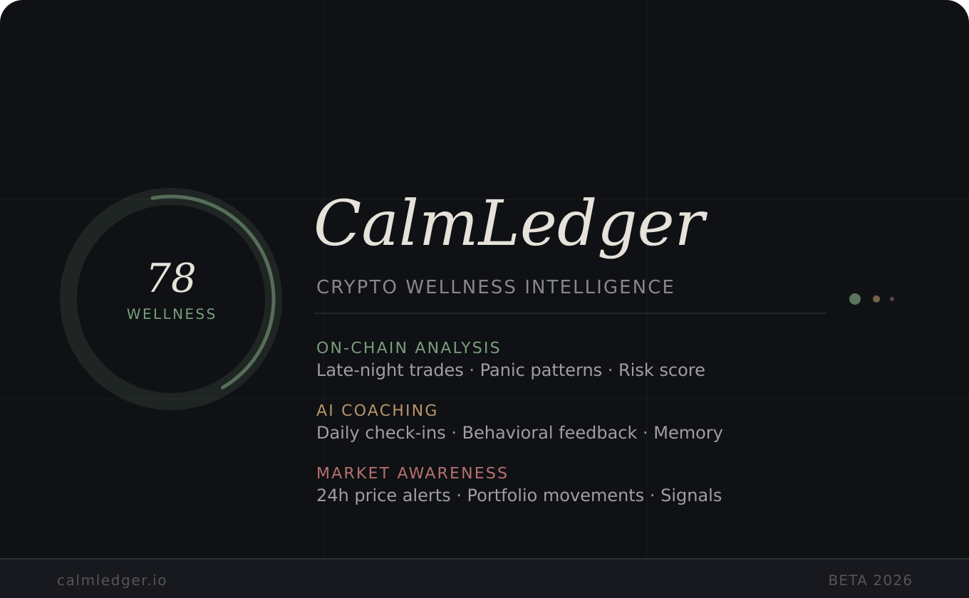 CalmLedger - Screenshot 4 showing product features and functionality