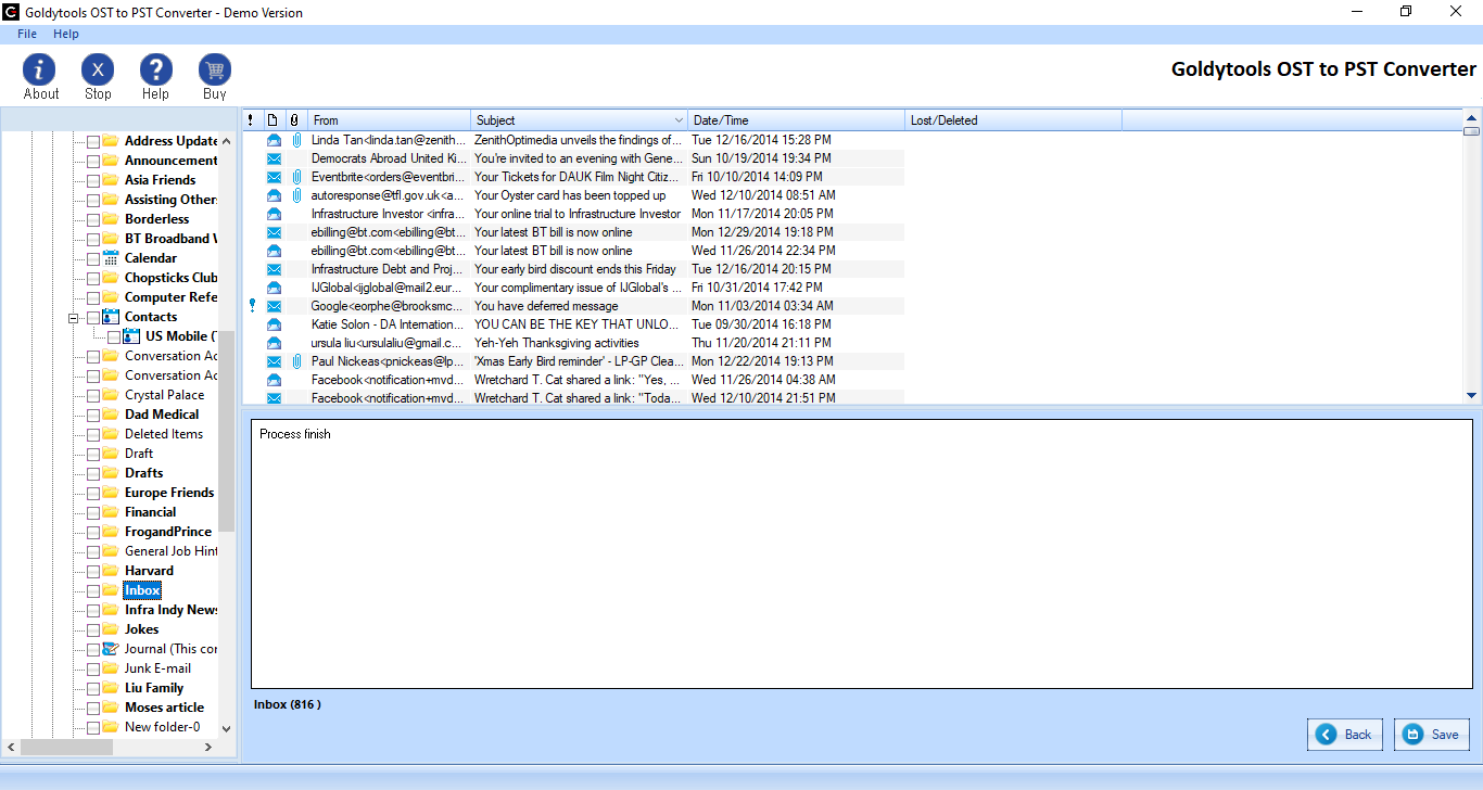 Goldytools - OST到PST轉換器工具以將OST轉換為PST文件 media 3