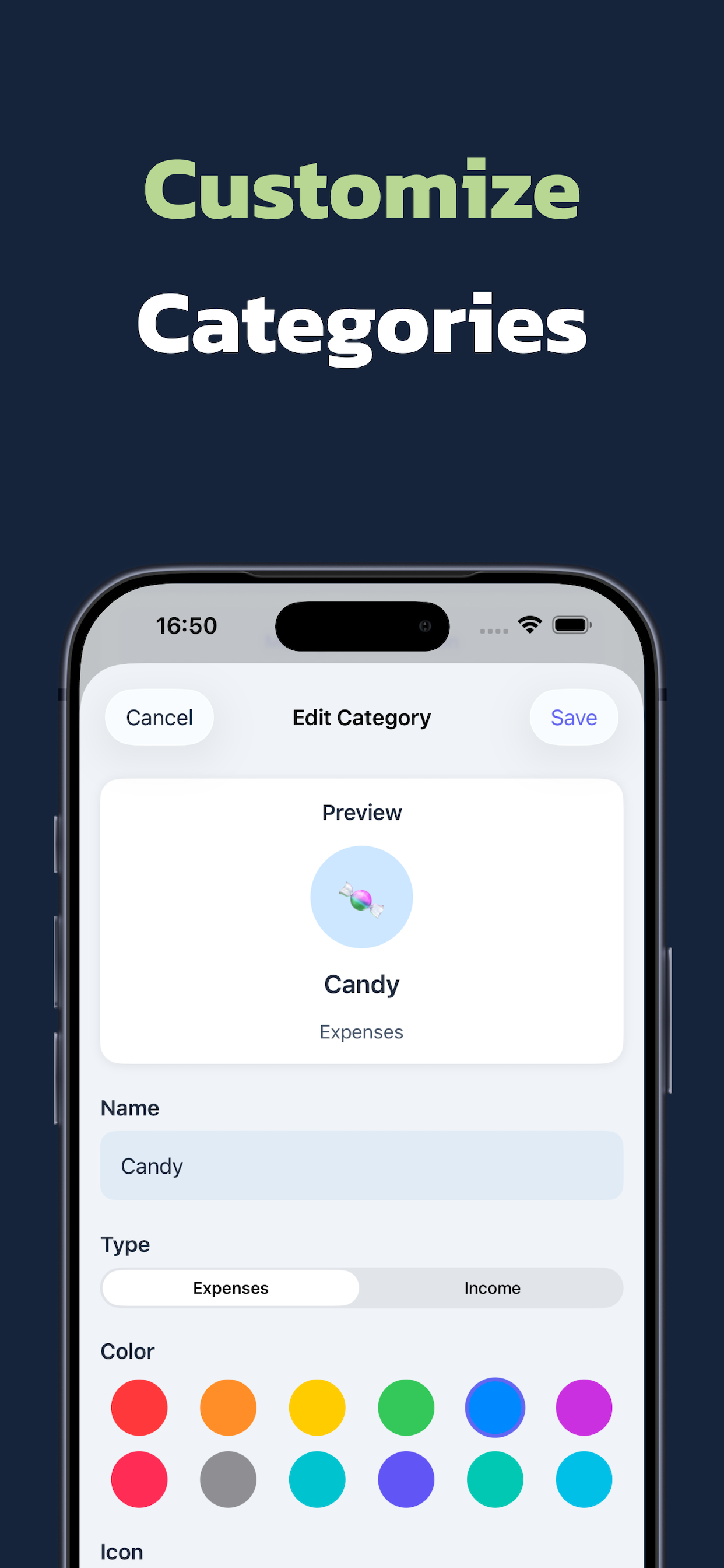 Pocketly — Expense Tracker for iOS gallery image