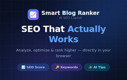 Smart Blog Ranker – AI SEO Copilot gallery image