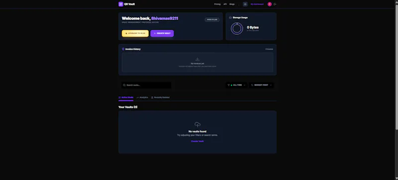 QR Vault screenshot 2