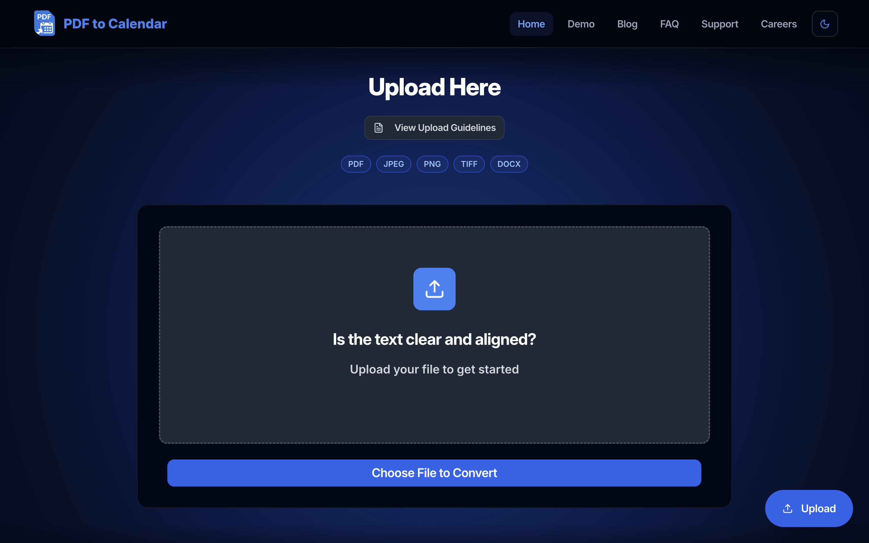 PDF to Calendar - Screenshot 5 showing product features and functionality