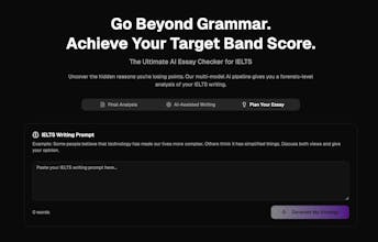 IELTS Writing Analytics gallery image