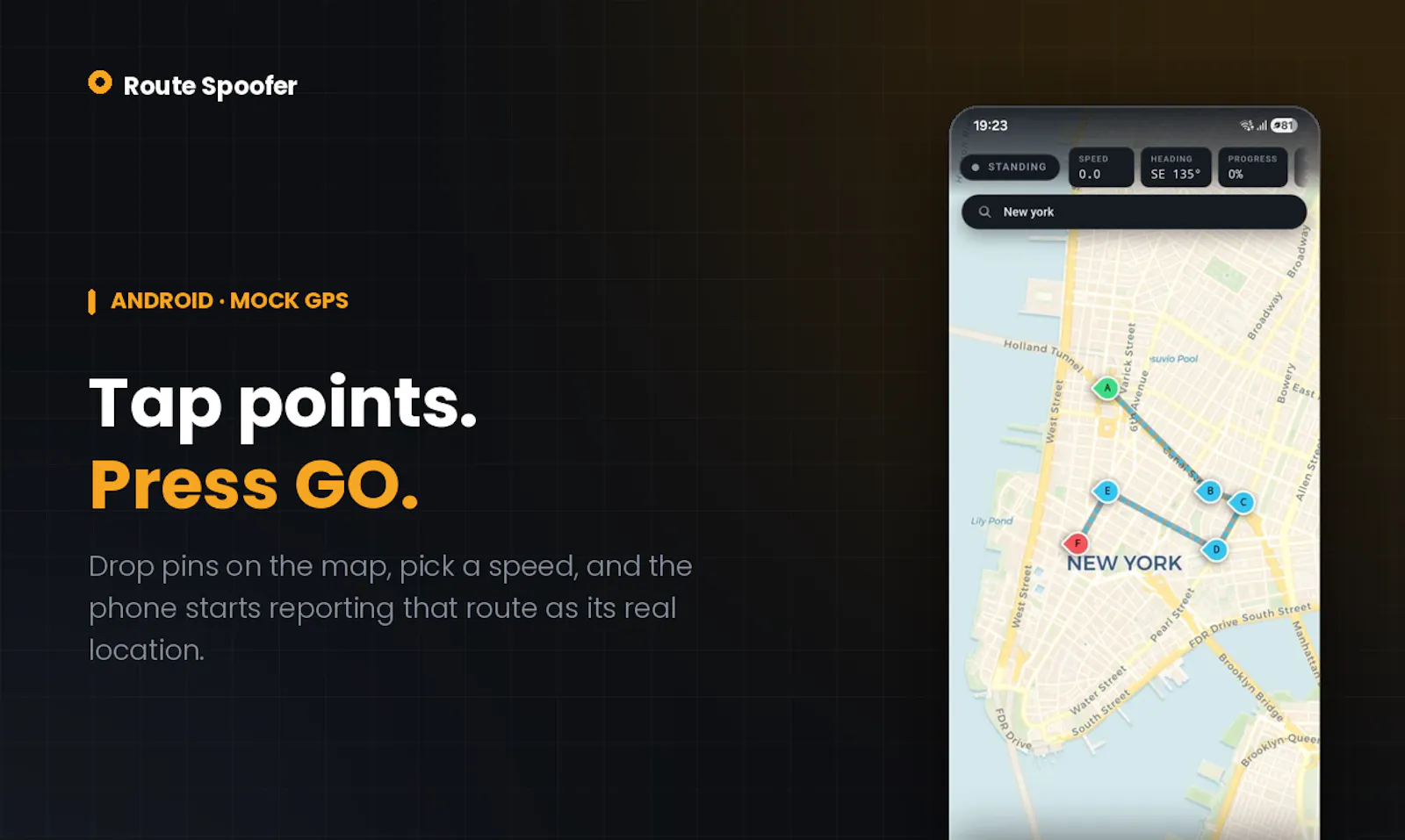 Route Spoofer screenshot 2