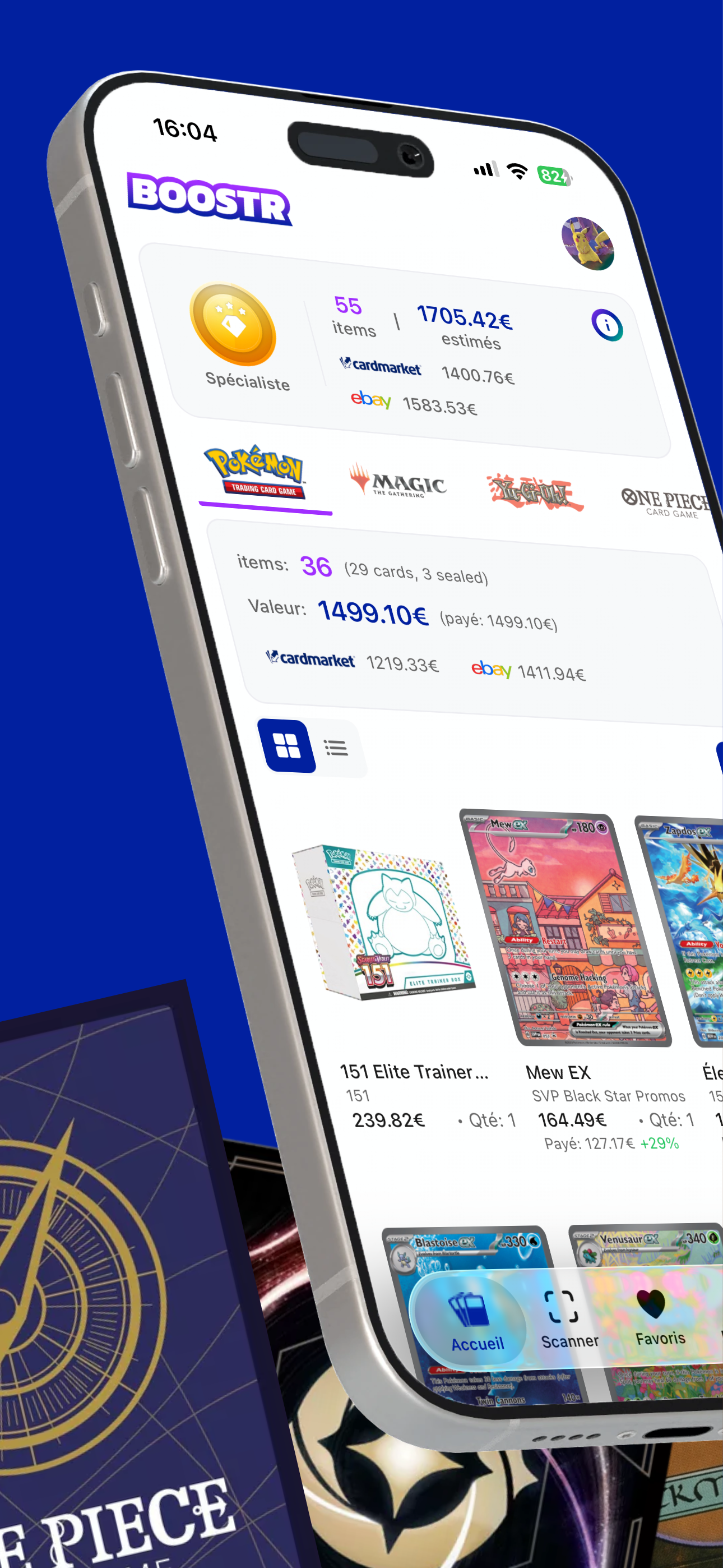Média Boostr - Scanner, suivre et évaluer vos cartes 7