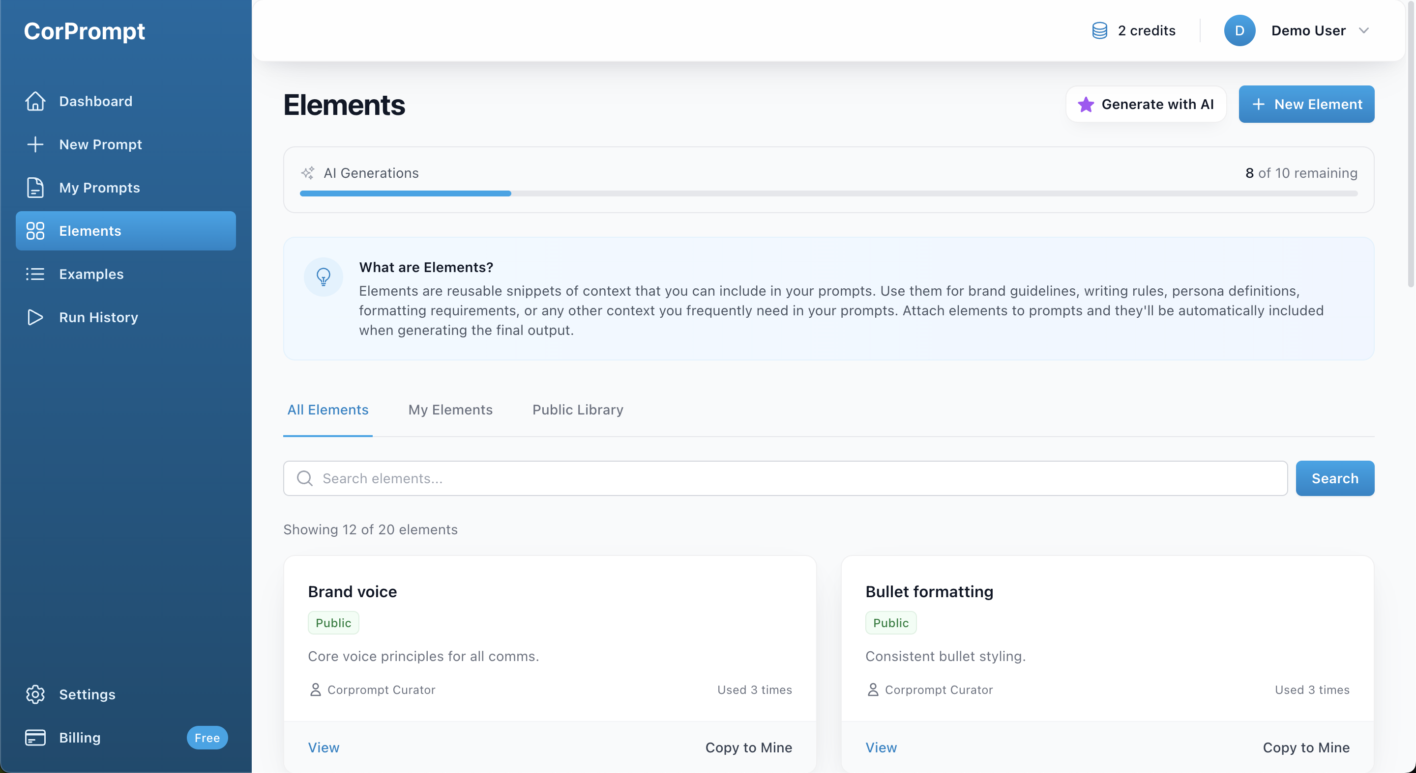 CorPrompt gallery image