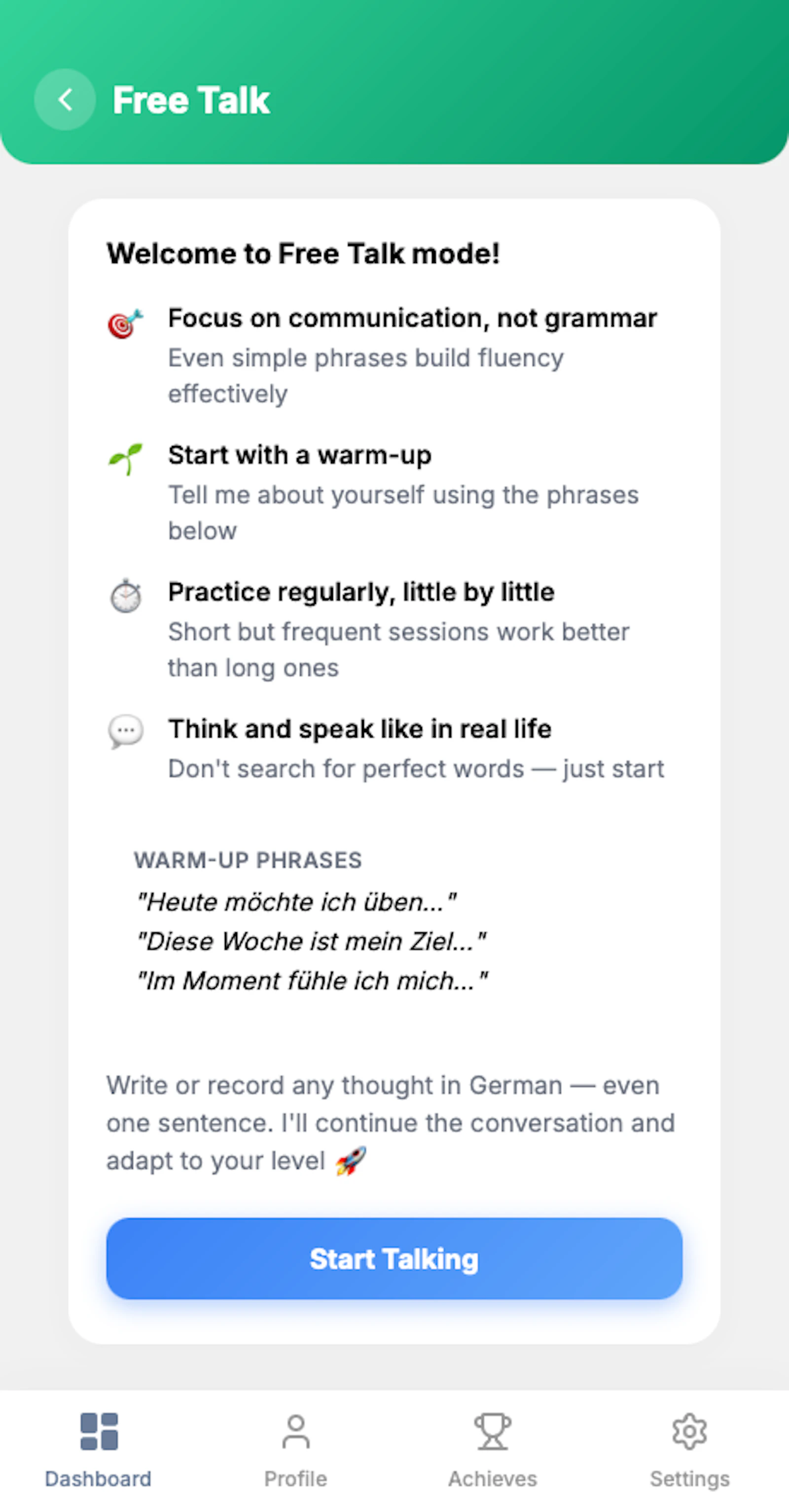 Behappy Speak screenshot 4
