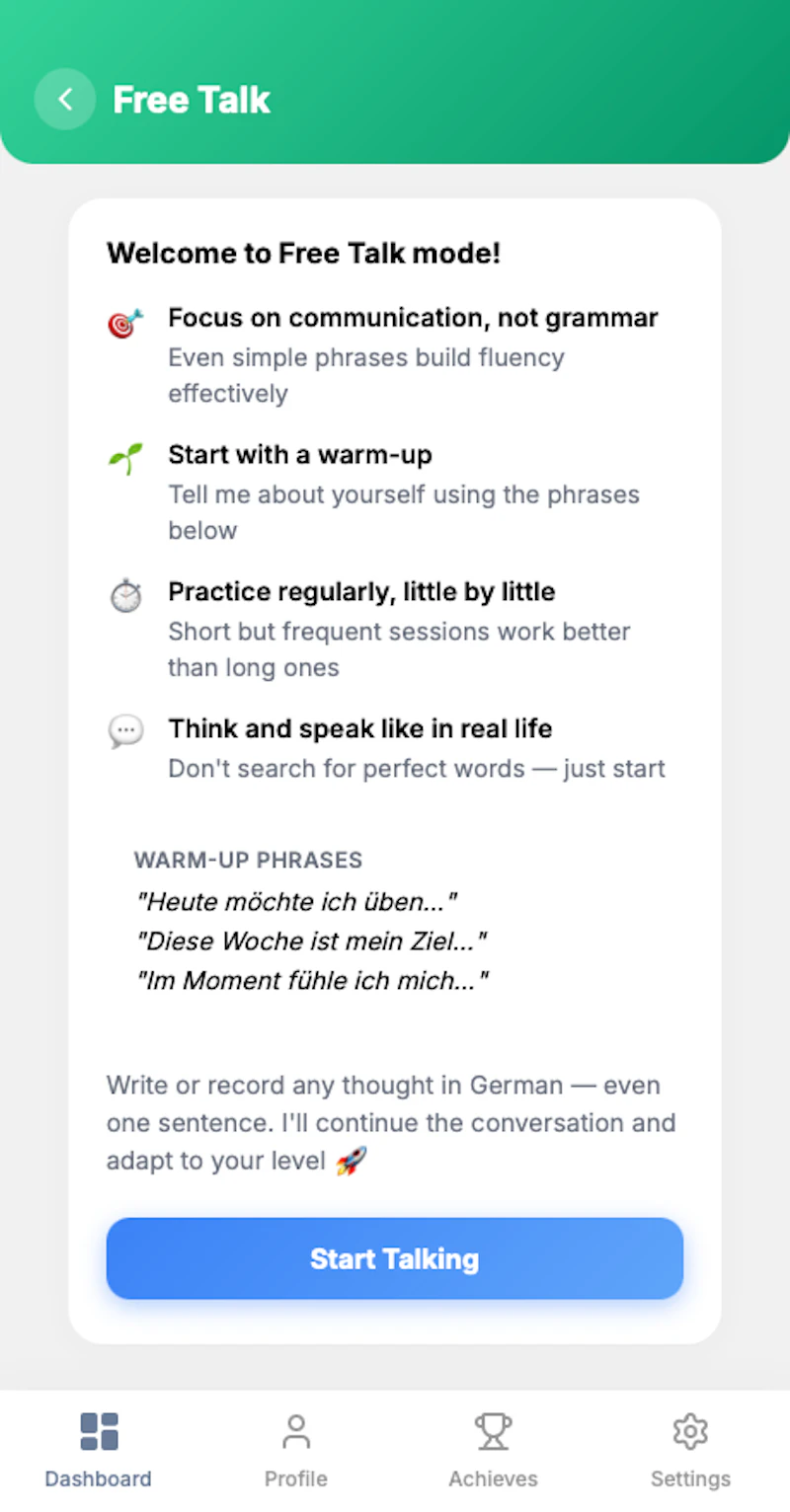 Behappy Speak screenshot 4