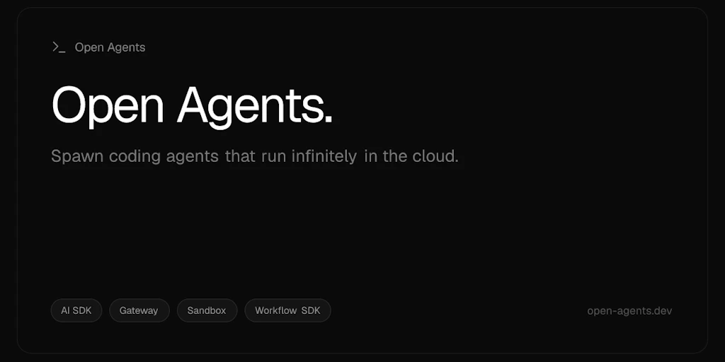 Open Agents:能夠交付真實程式碼的人工智慧代理