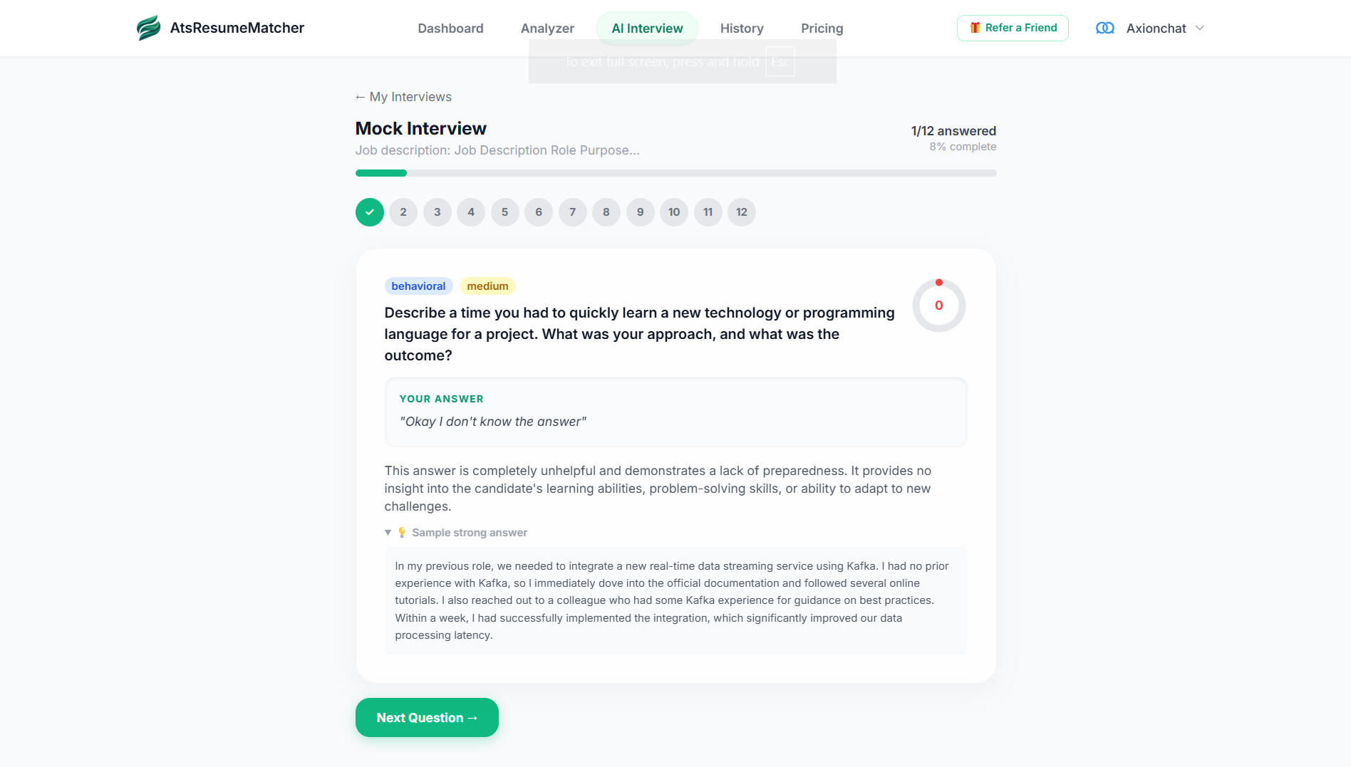 ATSResumeMatcher gallery image