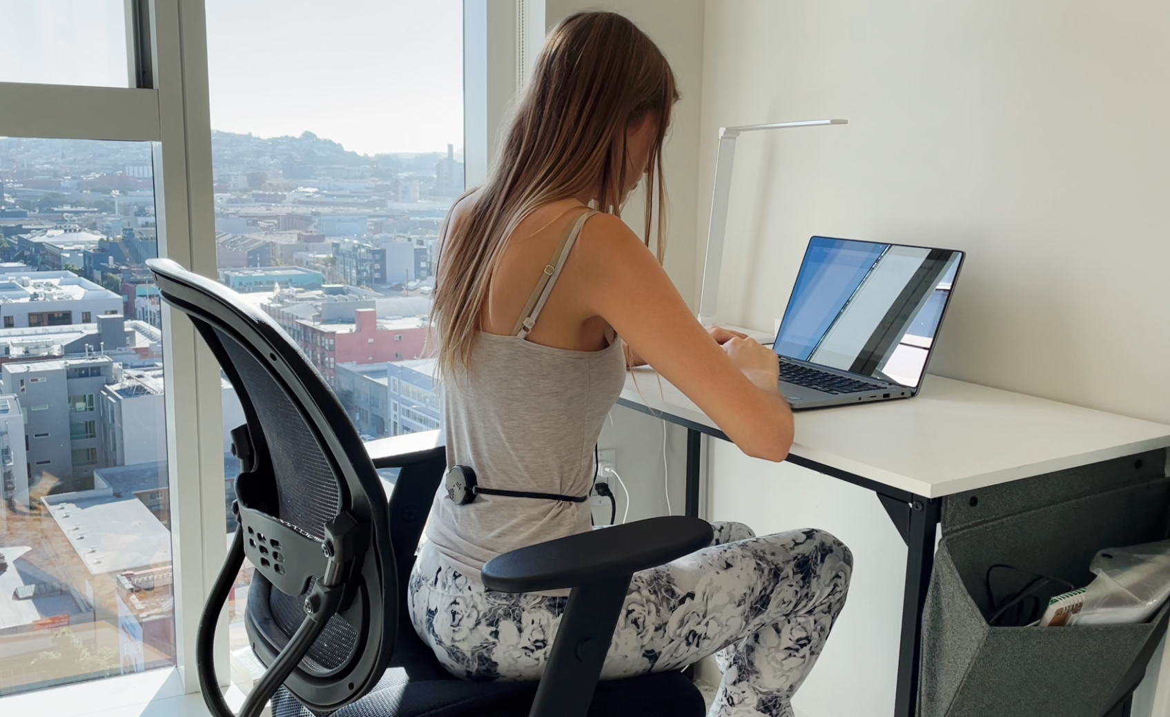 وسائط برانا يمكن ارتداؤها - تدريب أي تمرين في التنفس وموقف مع ملاحظات المستشعر 7