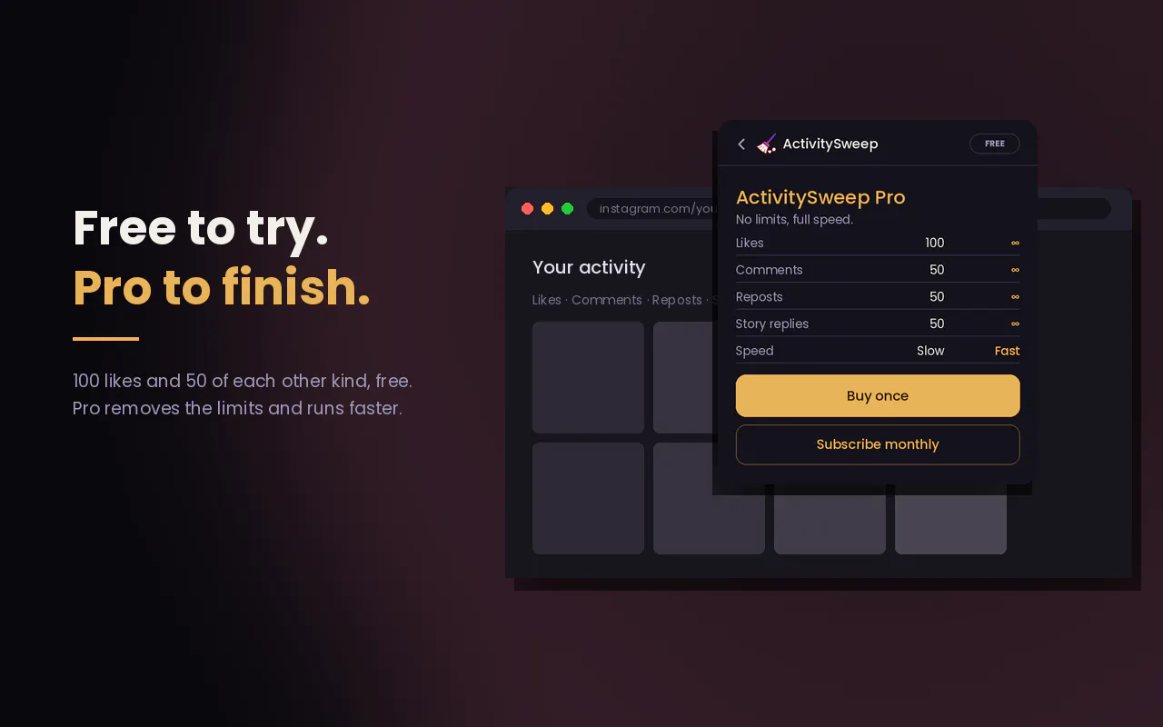 ActivitySweep screenshot
