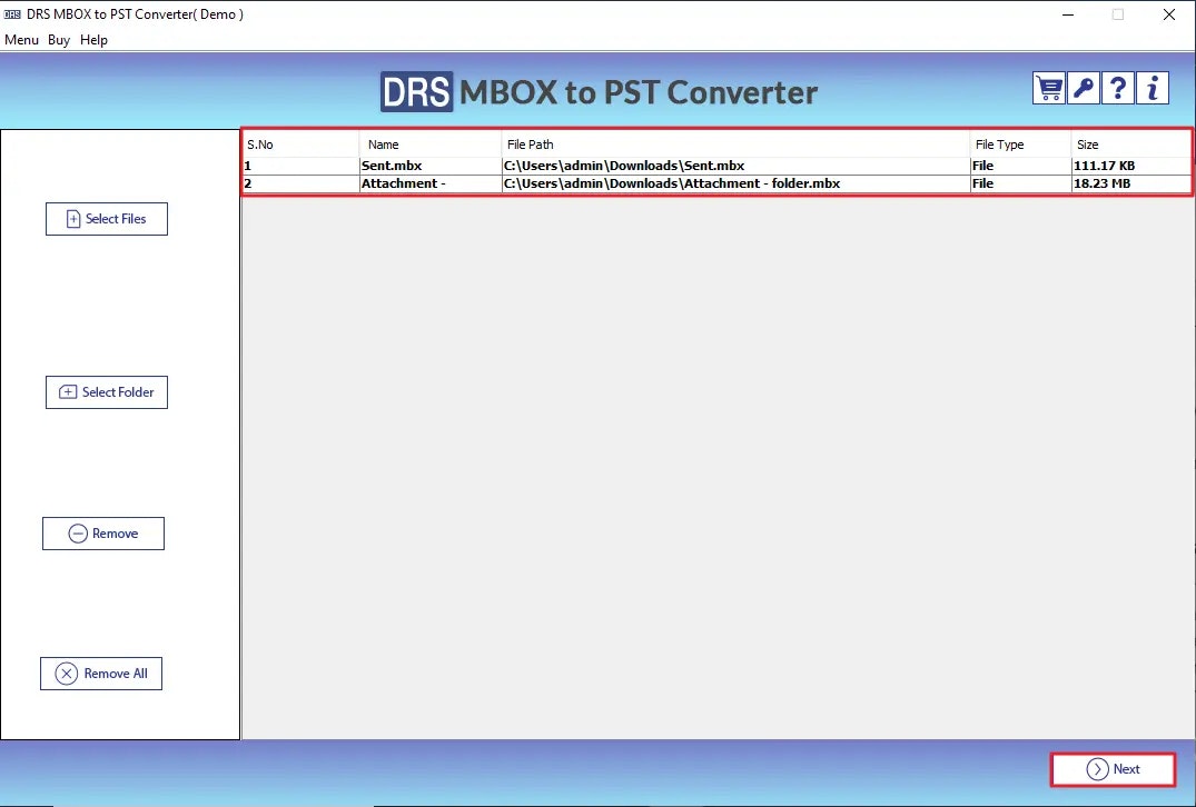 MigrateEmails Mbox Migrator Toolsメディア2