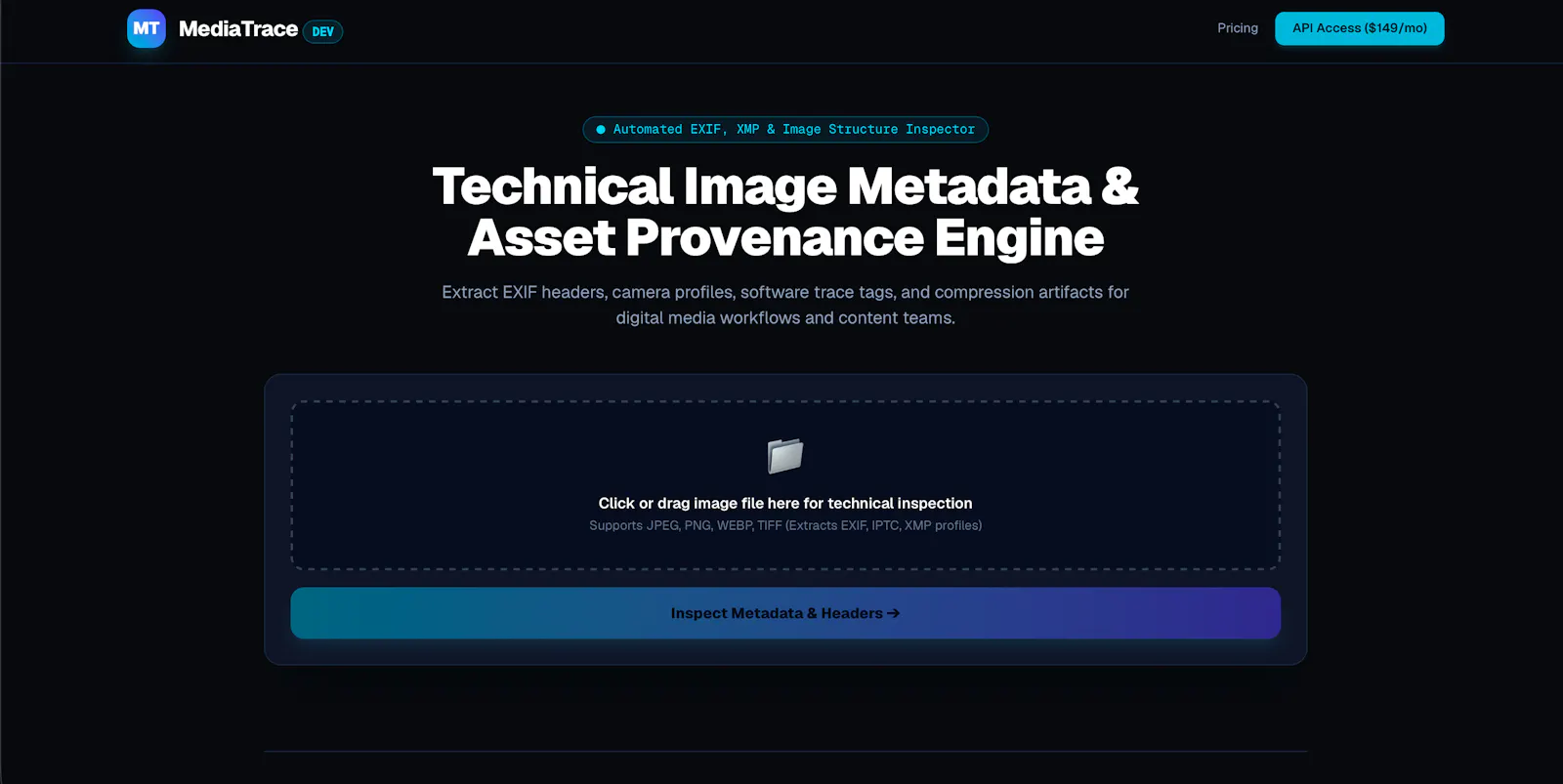 MediaTrace screenshot 1