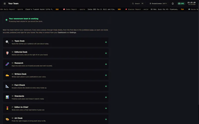 Mastheads screenshot 5