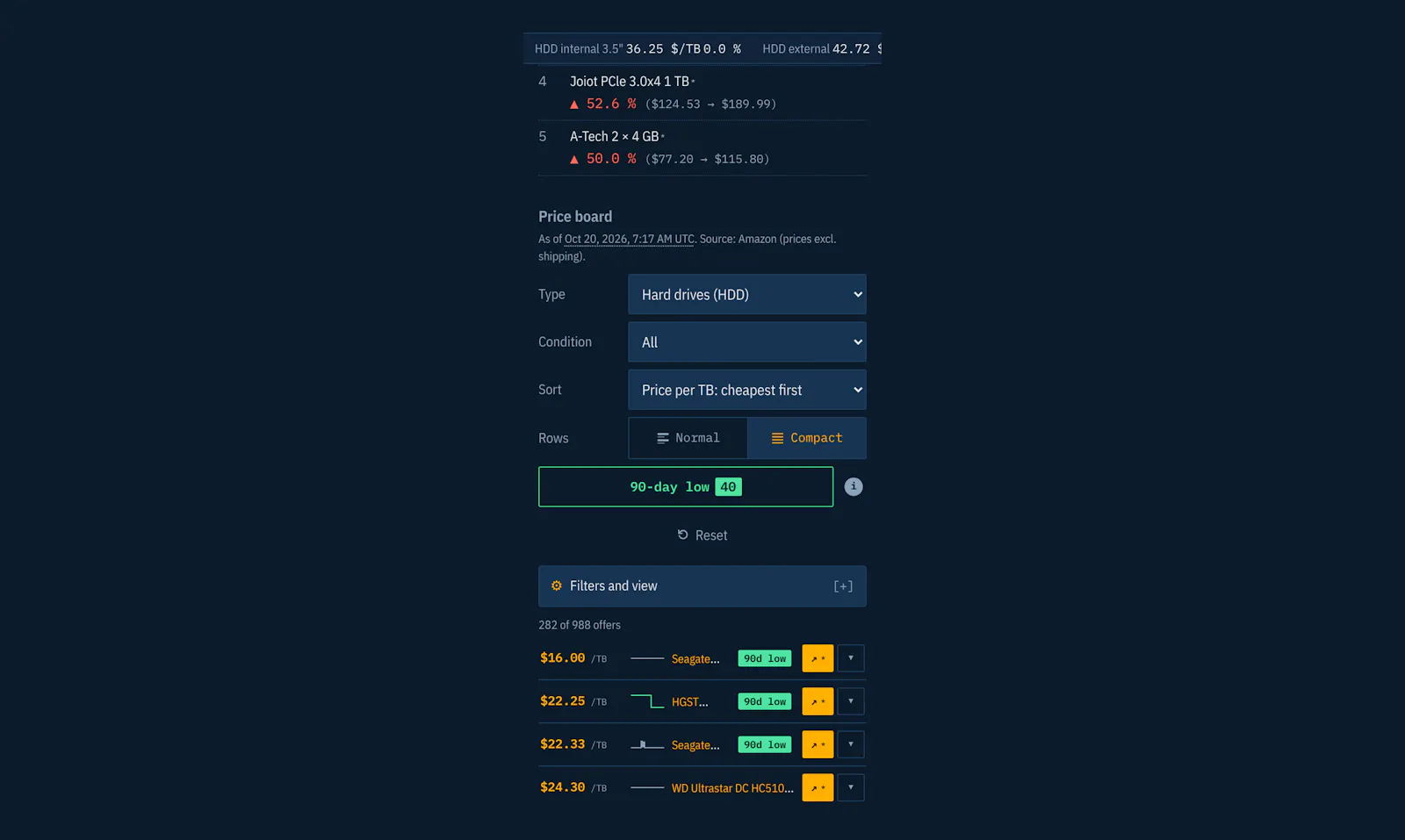 ratioDB screenshot 5