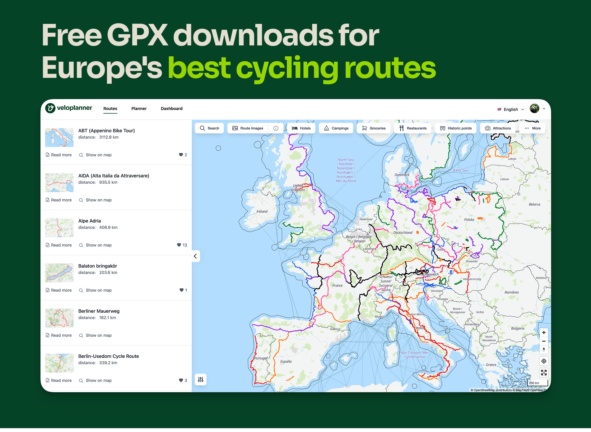 VeloPlanner gallery image