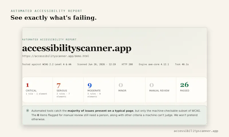 Accessibility Scanner screenshot 2