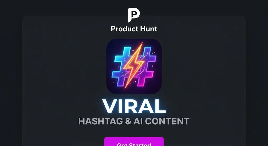 Viral Hashtag & AI Content Finder logo