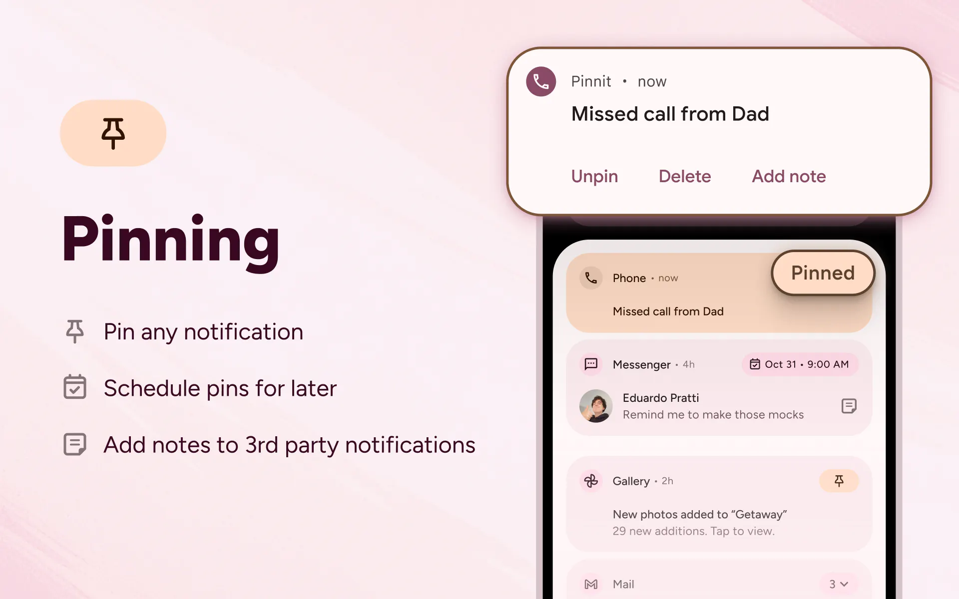 Pinnit: Pin & track notifications: Pin notes & notifications to your ...