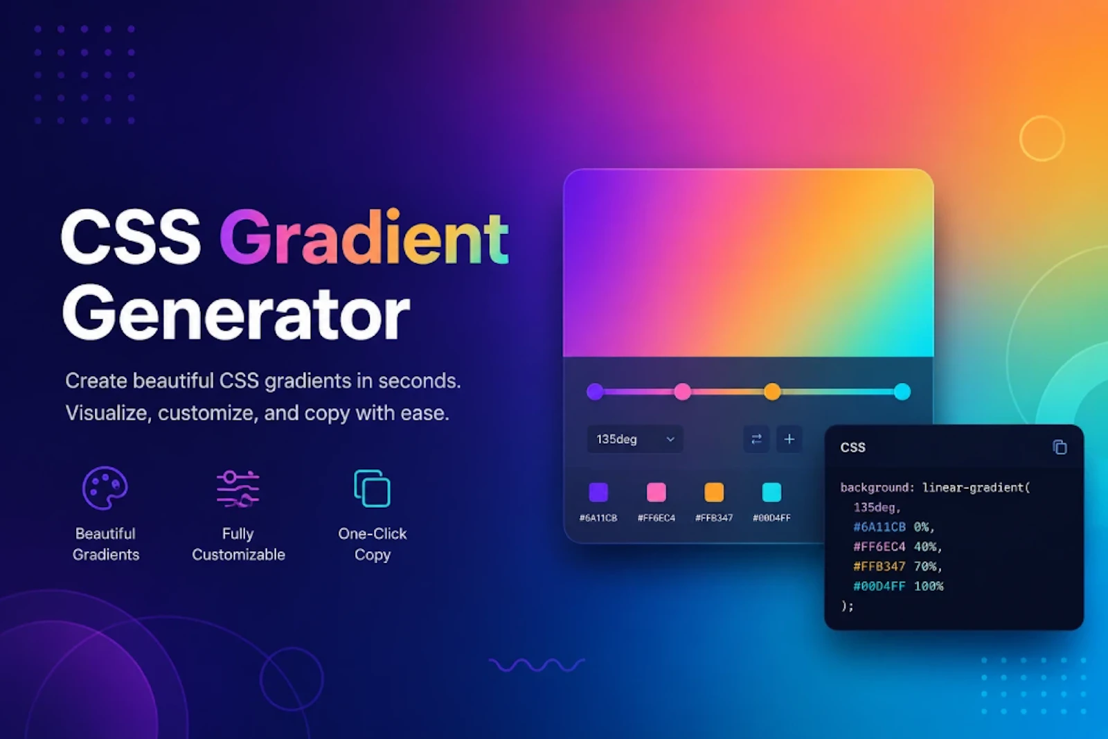 CSS Gradient Generator screenshot 1