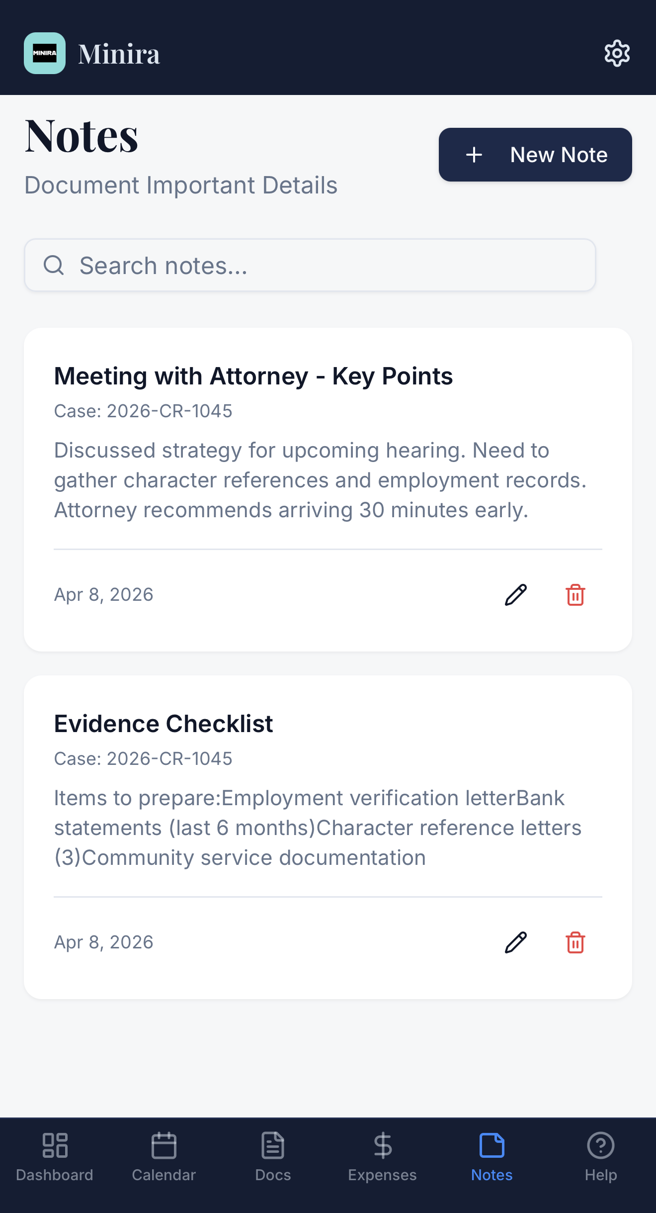 Minira App gallery image