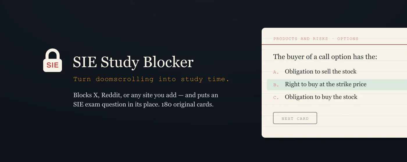 SIE Study Blocker gallery image