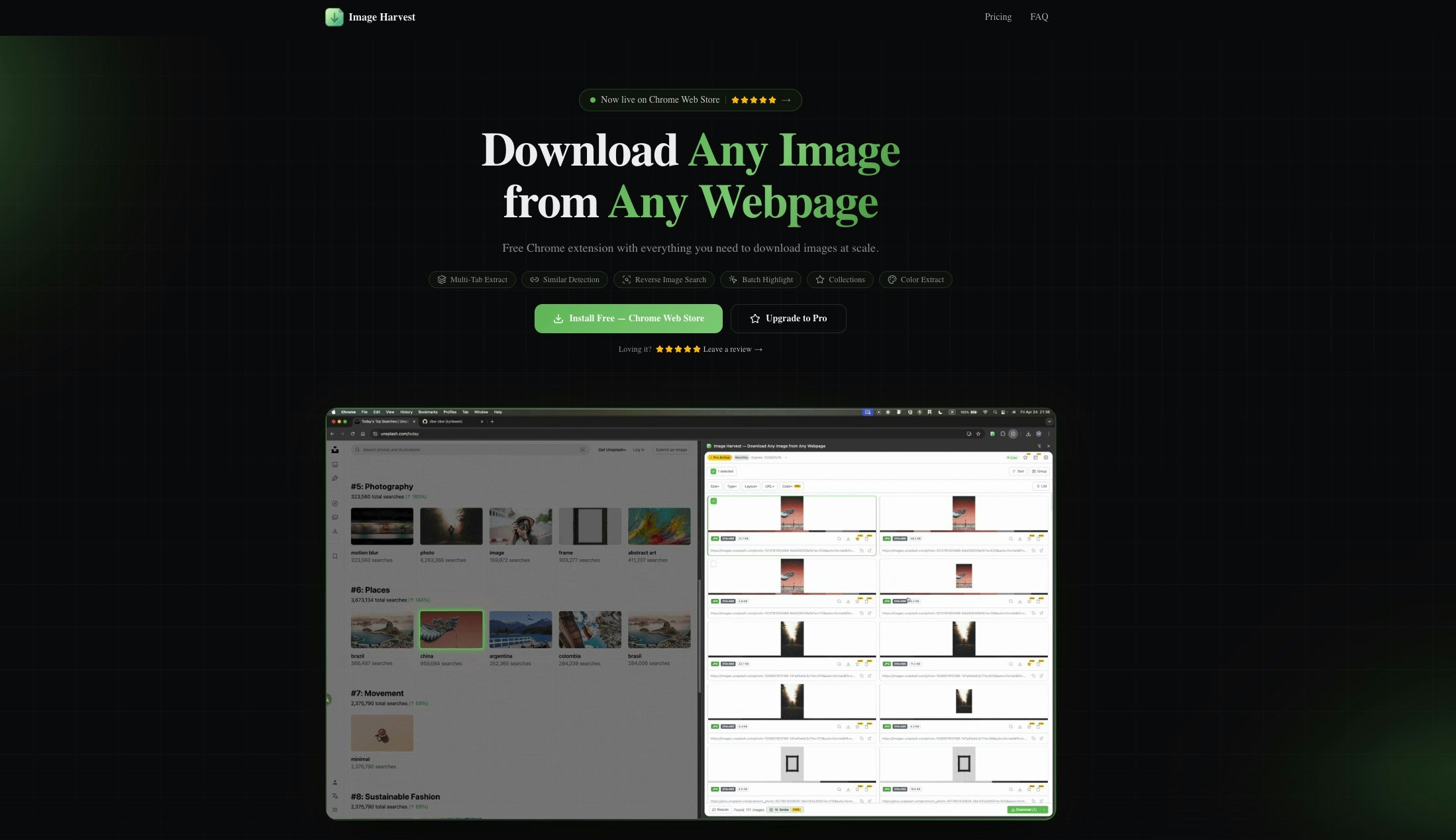 Image Harvest - Download All Images