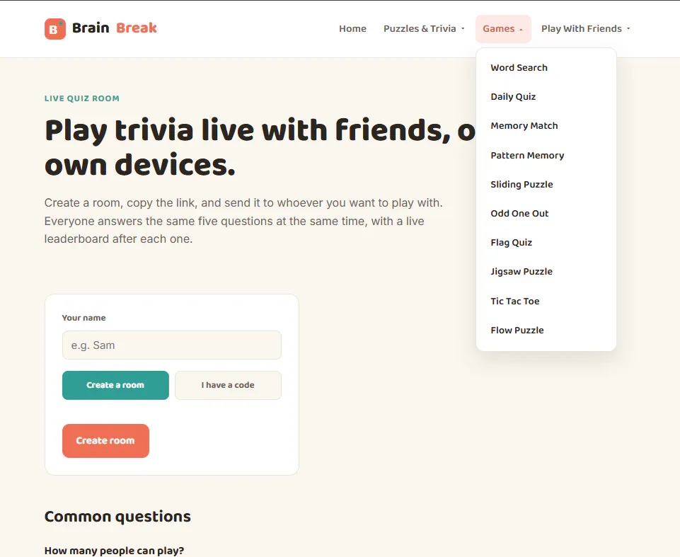 BrainBreak gallery image
