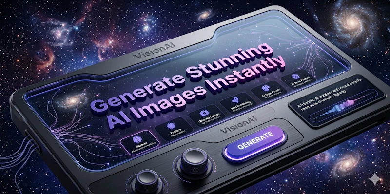 VisionAI — AI Image Generator SaaS screenshot 2