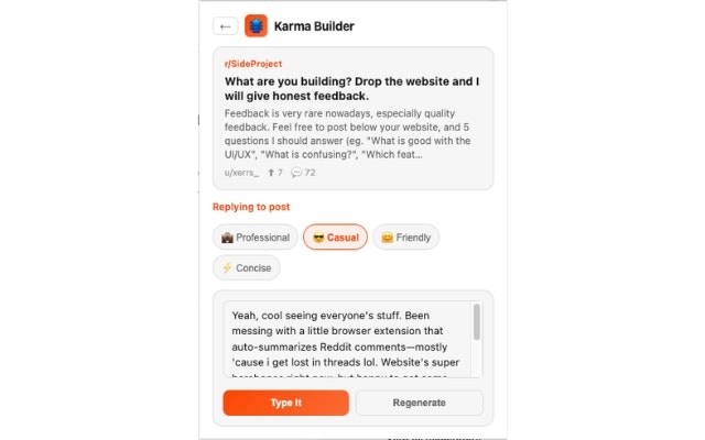 Karma Builder gallery image