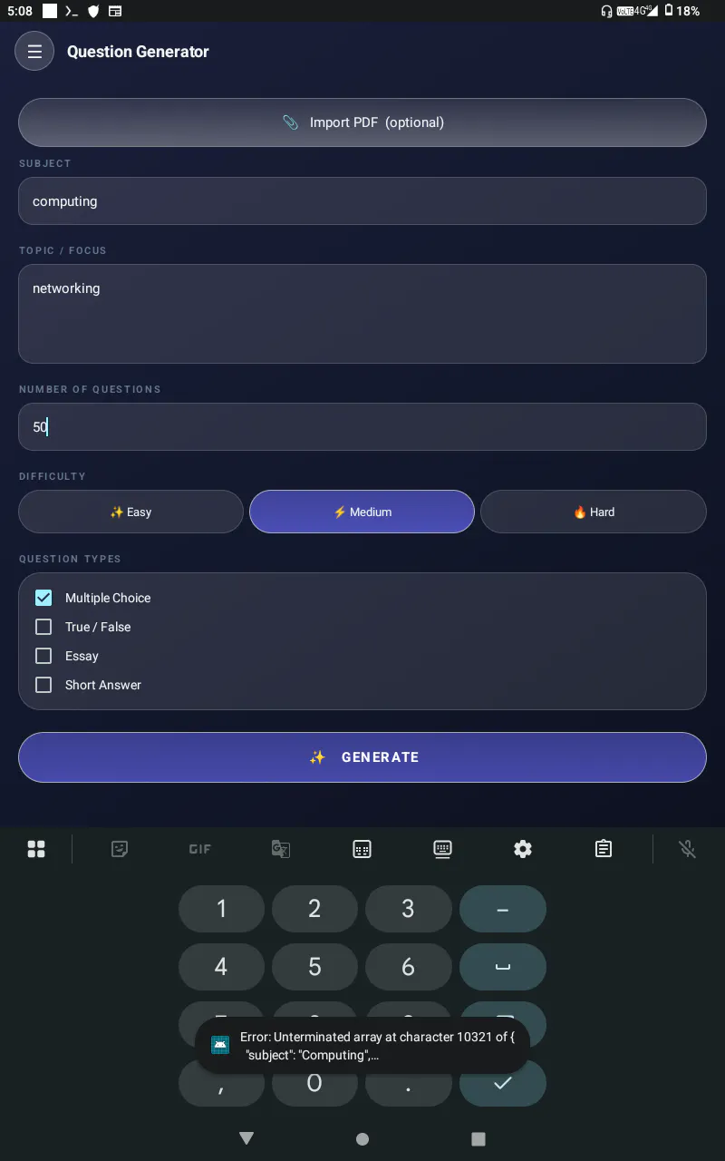 Question-Generator gallery image