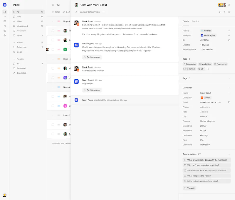 Weav screenshot 3