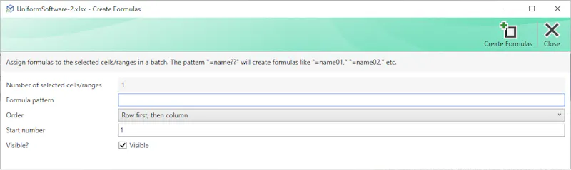 Formula Manager for Excel screenshot 3