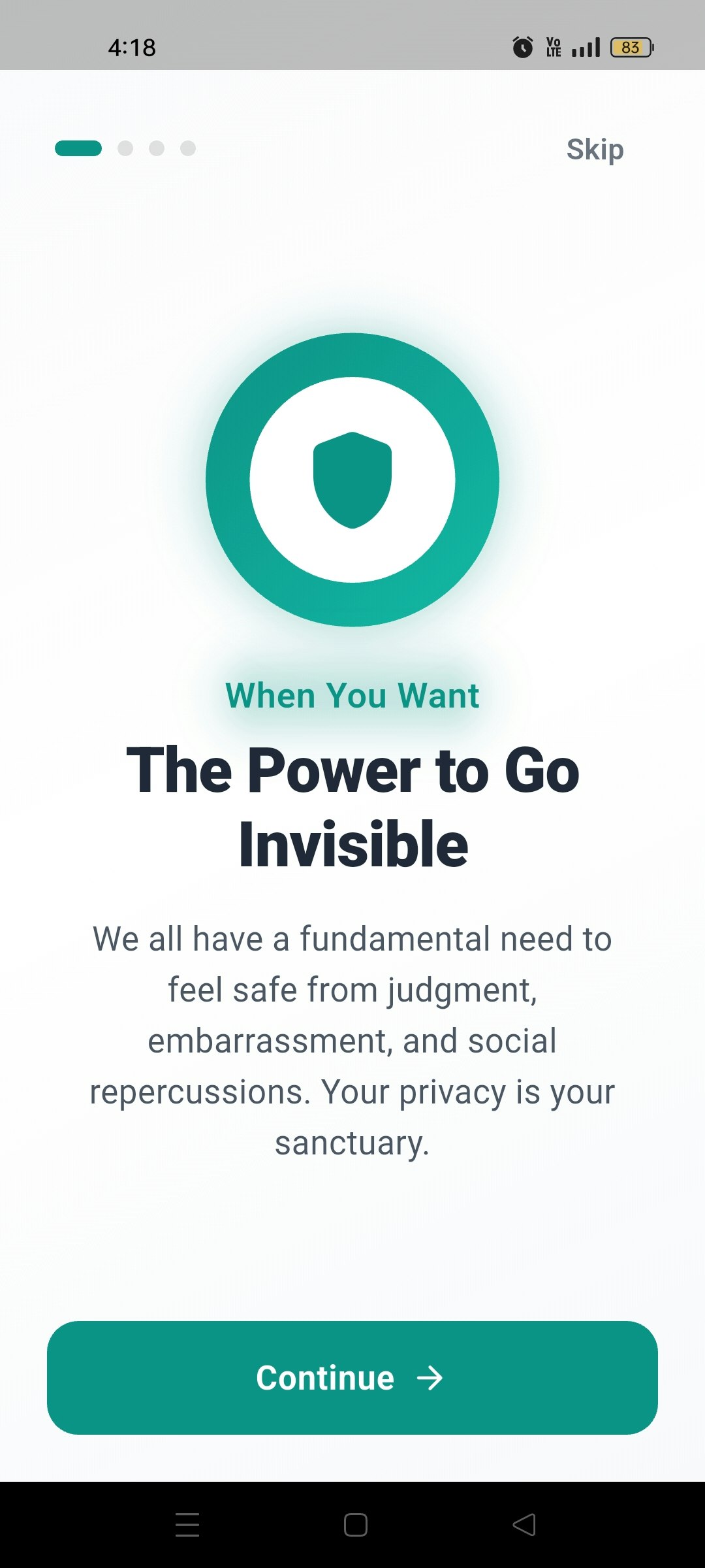 WhatsPrivcy - Screenshot 4 showing product features and functionality