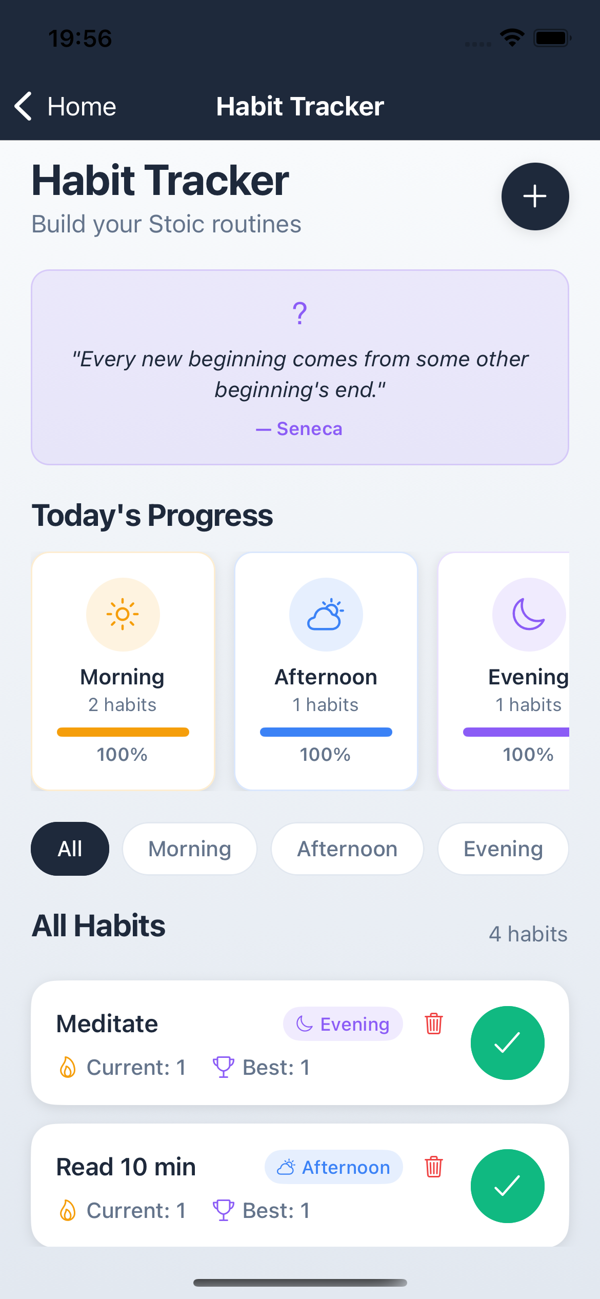 StoicZone: Journal & AI Stoic gallery image