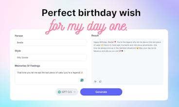 Birthday Wishes Creator - Arvin gallery image