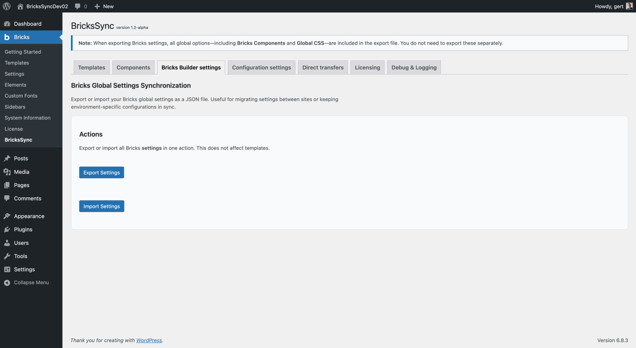 brickssync.com - Main product screenshot demonstrating key features and user interface