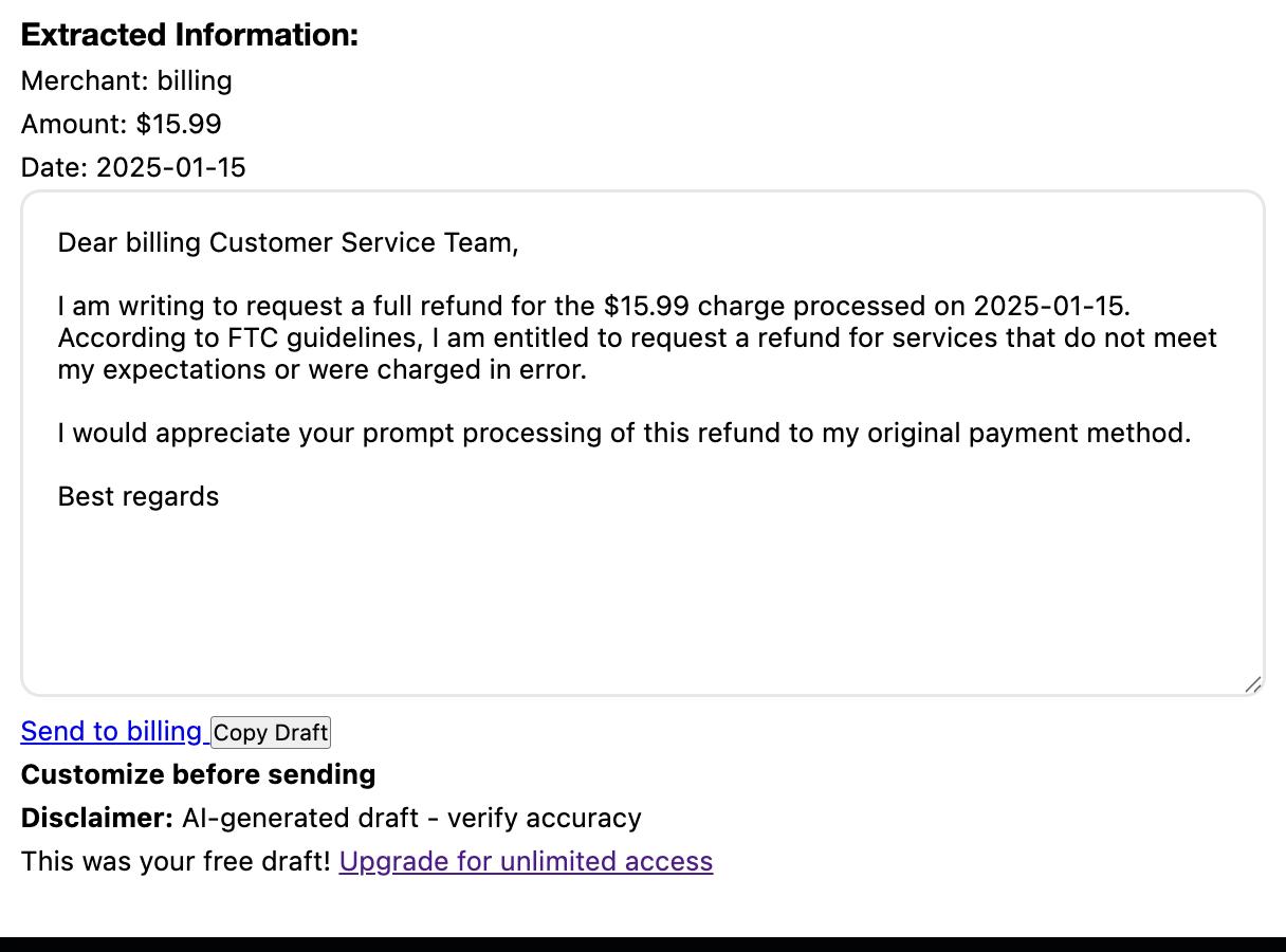 Nuvflo.io - LEAKS LEAKS CUT: genereer terugbetalings -e -mails in seconden media 1