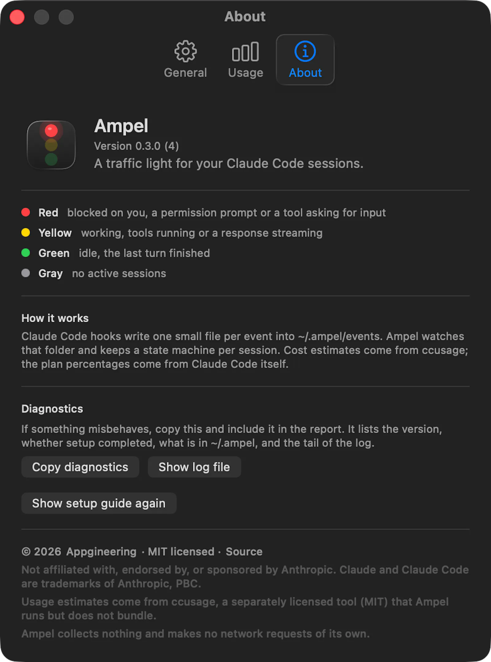Ampel screenshot 2