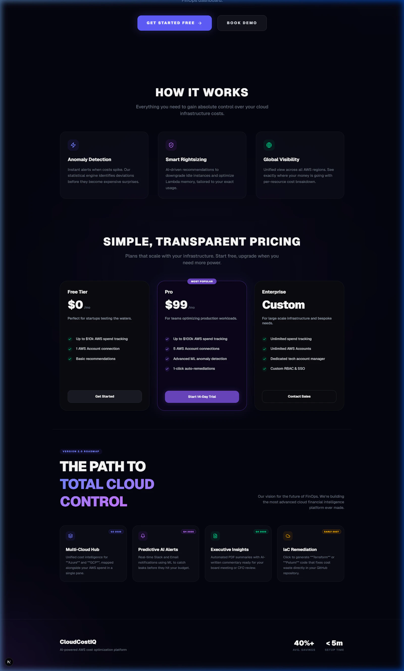 CloudCostIQ screenshot 1
