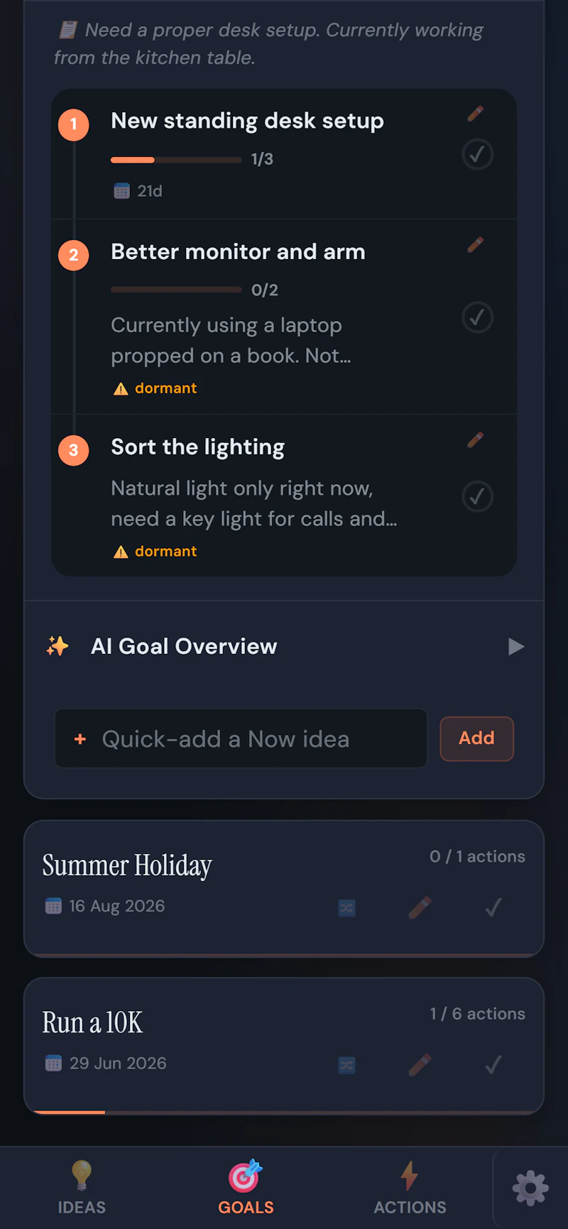 Spark! A todo list that writes itself screenshot 6