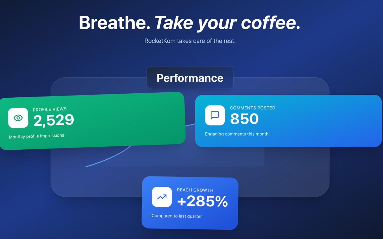 RocketKom - Screenshot 3 showing product features and functionality