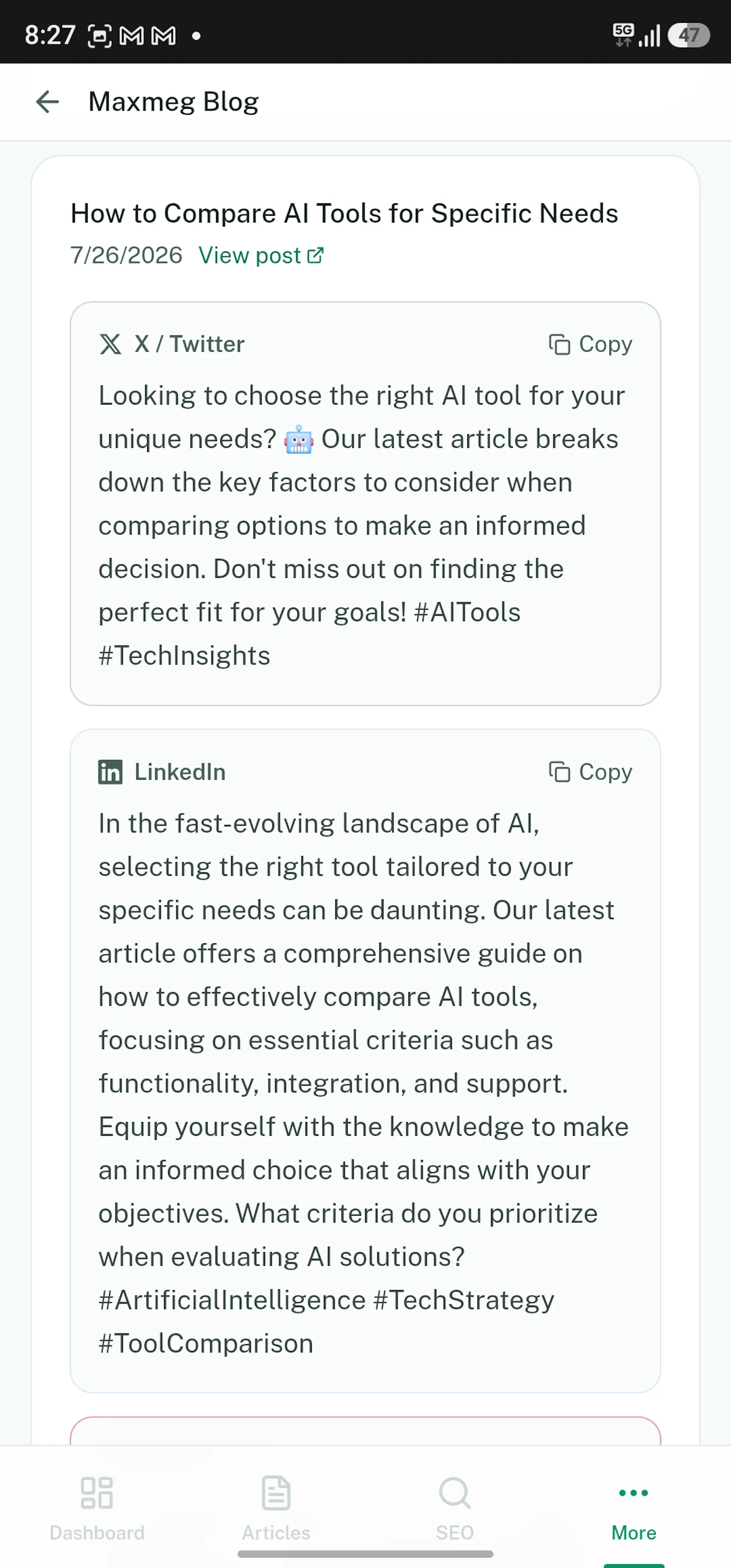 maxmeg. screenshot 3